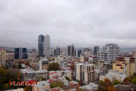 Tbilisi, panorama nové výstavby, 13.11.2018 © Jiří Mazal