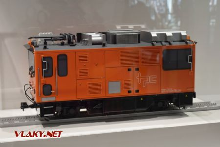 Model lokomotivy HGem 2/2-941 pro TPC – Stadler. Messe Berlín, 18.9.2018 © Pavel Stejskal