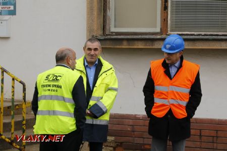 23.11.2018 - Brno dolní: náměstek generálního ředitele SŽDC pro modernizaci dráhy Mojmír Nejezchleb © Milan Vojtek