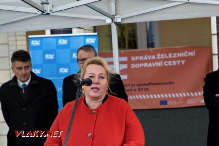 11.12.2018 - IP Ejpovice: ministryně pro místní rozvoj Klára Dostálová © Jiří Řechka