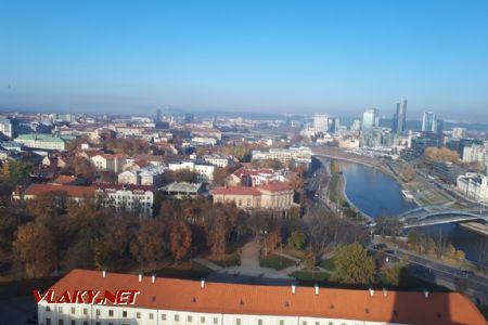 Vilnius: Pohled na město z věže v pevnosti © Tomáš Kraus, 21.10.2018