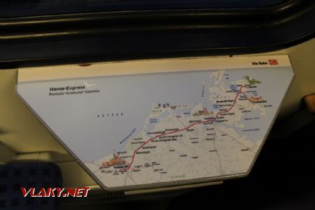  08.12.2018, mapa železničnej siete na Rujane a v okolí © Alexandra Michelčíková