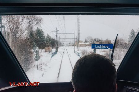 05.01.2018 - Lichkov: vjezd do stanice © Leo Express