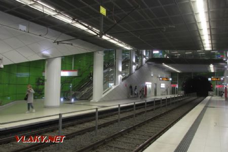 Působivé stanice nového düsseldorfského metra © Libor Peltan