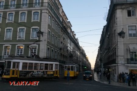 Lisabon: Tramvaje na Praça de Figueira © Tomáš Kraus, 22.2.2018