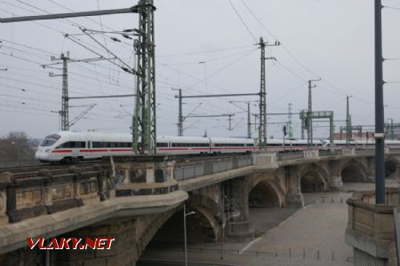 Dresden Marienbrücke, ICE-T, 13. 4. 2019 © Libor Peltan
