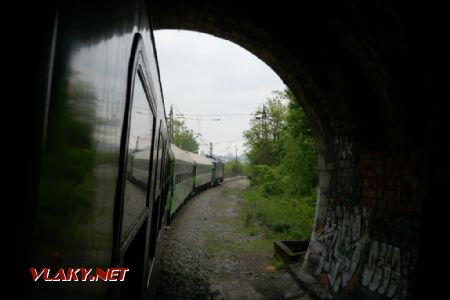 Zážitkový vlak míří na Most inteligence, 16. 5. 2019 © Libor Peltan