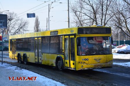 25.02.2018 - Kyjev, metro Lisova, bus ev. č. 4206 © Václav Vyskočil