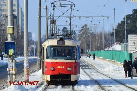 25.02.2018 - Kyjev, metro Lisova, Tatra T3SUCS ev. č. 5644, ex Praha 7039 © Václav Vyskočil