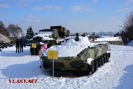 25.02.2018 - Kyjev, vojenská technika z Donbasu © Václav Vyskočil
