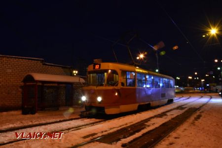 25.02.2018 - Kyjev, náměstí Tarase Ševčenka, tramvaj T3SU ev. č. 5850 © Václav Vyskočil
