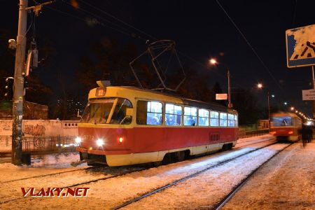 25.02.2018 - Kyjev, náměstí Tarase Ševčenka, tramvaj T3SU ev. č. 5772 © Václav Vyskočil