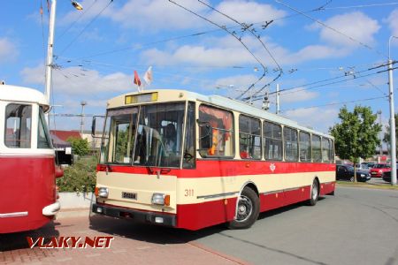 18.05,2019 - Hradec Králové, THD: 311 - trolejbus Škoda 14Tr08/6 (11241/1989) č. 311 DPmP pro linku 70 © PhDr. Zbyněk Zlinský