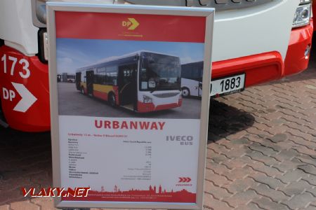 18.05,2019 - Hradec Králové, THD: autobus Iveco Urbanway 12M (9806/2018) č. 173 - popis © PhDr. Zbyněk Zlinský