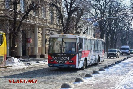 26.02.2018 - Lvov, prospekt Svobody, trolejbus Škoda 14Tr11/6 ev.č. 603, ex Zlín 164 © Václav Vyskočil