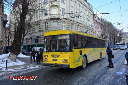 26.02.2018 - Lvov, Universita, trolejbus Škoda 14Tr89-6 ev.č.569 © Václav Vyskočil