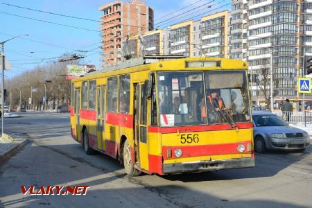 26.02.2018 - Lvov, Stryjska-Naukova, trolejbus Škoda 14Tr89/6, ev.č. 556 © Václav Vyskočil