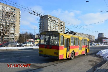 26.02.2018 - Lvov, Stryjska-Naukova, trolejbus Škoda 14Tr89/6, ev.č. 556 © Václav Vyskočil