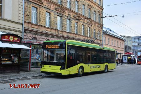 26.02.2018 - Lvov, trolejbus Electron T19102 ev.č. 119 © Václav Vyskočil