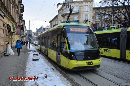 26.02.2018 - Lvov, tramvaj Electron T3L44, ev.č. 1185 © Václav Vyskočil