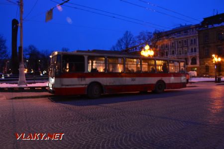 27.02.2018 - Lvov, prospekt Svobody, trolejbus Škoda 14Tr89/6, ev.č. 551 © Václav Vyskočil
