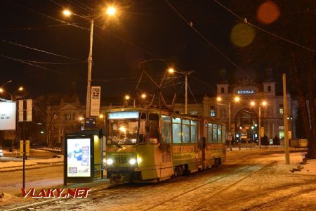 27.02.2018 - Lvov, nádraží, tramvaj KT4D ev.č. 1155, ex Erfurt ev.č. 458 © Václav Vyskočil