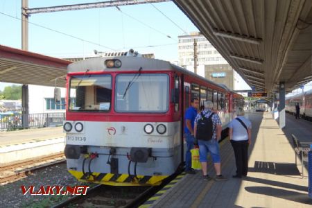 Košice, jednotka 813.013-4 s vlakem do Mukačeva, 4.8.2019 © Jiří Mazal