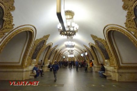 Moskevské metro, stanice Kiyevskaya, 7.8.2019 © Jiří Mazal