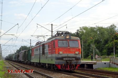 Kratovo, lokomotiva VL10K, 7.8.2019 © Jiří Mazal