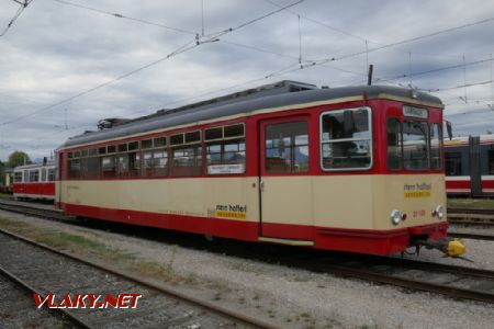 Vorchdorf: mot. vůz z r. 1956 (ex Salzburger Lokalbahn), 11.8.2019 © Libor Peltan