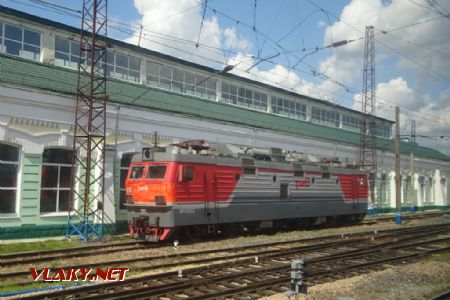 Krasnojarsk, lokomotiva ř. EP1, 10.8.2019 © Jiří Mazal