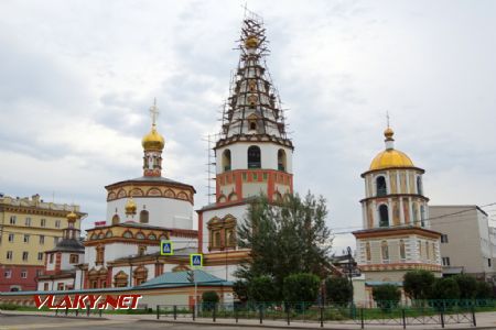 Irkutsk, kostel Bogojavlenija, replika původního zničeného komunisty, 11.8.2019 © Jiří Mazal