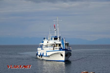 Listvjanka, trajekt do Port Bajkal, 12.8.2019 © Jiří Mazal