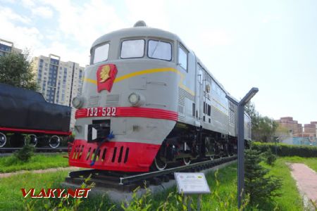 Ulaabaatarské železniční muzeum, dieselová lokomotiva TE2-522, 15.8.2019 © Jiří Mazal