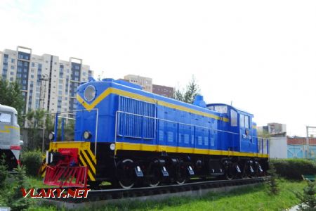 Ulaabaatarské železniční muzeum, lokomotiva ř. TEM-1-166, 15.8.2019 © Jiří Mazal