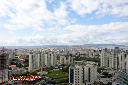 Výhled na Ulaanbaatar z kopce Zaisan , 15.8.2019 © Jiří Mazal