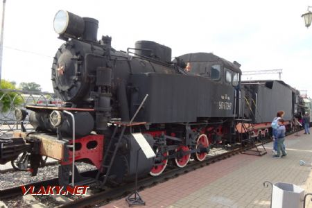 Moskevské železniční muzeum, lokomotiva 9P-17347 z r. 1953 , 7.8.2019 © Jiří Mazal