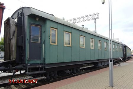 Moskevské železniční muzeum, vagon vyrobený r. 1935, 7.8.2019 © Jiří Mazal