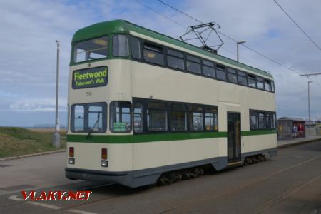 Blackpool: “Millenium Car” modernizovaný 2002, 21. 7. 2019 © Libor Peltan