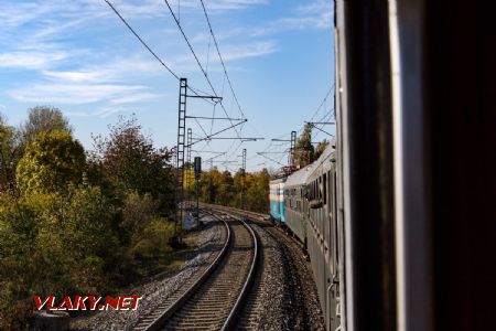 12.10.2019 - na trati: bobina v čele vlaku do Prahy hl.n. © Jiří Řechka