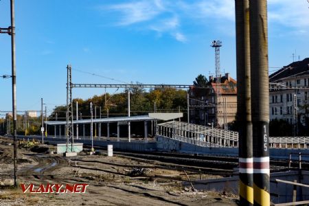 12.10.2019 - Praha-Strašnice: budovaná nová zastávka © Jiří Řechka