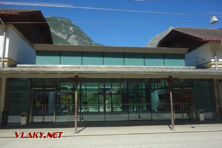 Zrekonštruovaná stanica niekde na Arlbergbahn pôvodne z rokov 1880-1884, 4.9.2019 © Juraj Földes