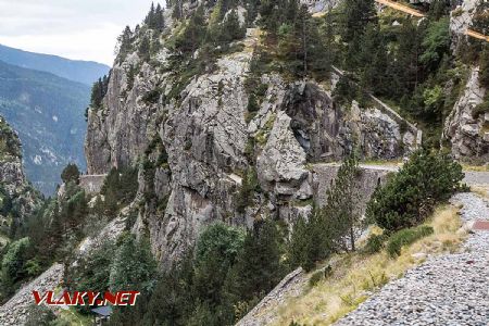 08.09.2019 - Pôvodné vedenie trate po skale, Val de Núria © Tomáš Votava