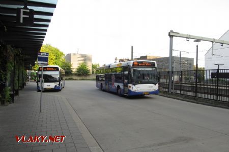 23.08.2018 – Heerlen: autobusy Scania OmniCity a VDL Citea výhradního dopravce Arriva © Dominik Havel