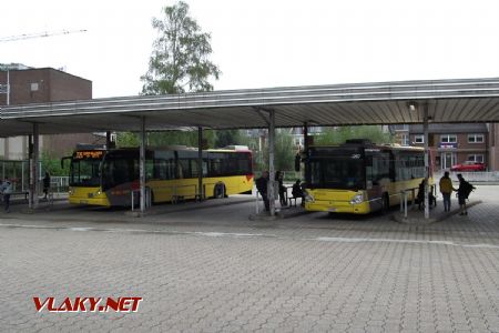 24.08.2018 – Eupen: autobusy Van Hool a Irisbus Citelis © Dominik Havel