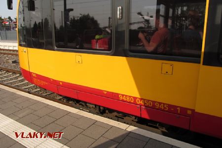 28.08.2018 – Wörth: vlakotramvaje mají dvanáctimístný UIC kód a řadu 450 © Dominik Havel