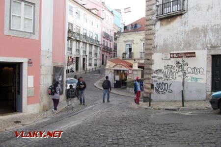 12.03.2019 – Lisabon: patrně nejkrkolomnější místo na tramvajové síti © Dominik Havel
