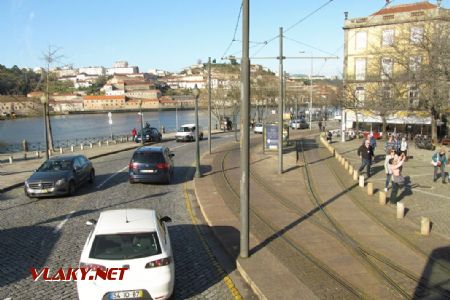 13.03.2019 – Porto: výhybna na historické tramvajové trati © Dominik Havel