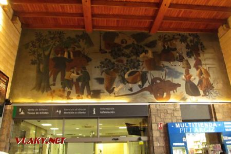 14.03.2019 – Ourense: malba na nádraží © Dominik Havel