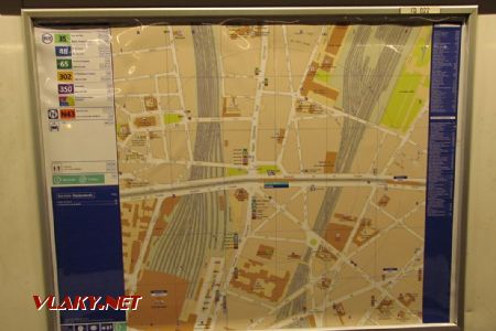 16.03.2019 – Paříž: Gare du Nord a La Chapelle na mapě okolí © Dominik Havel